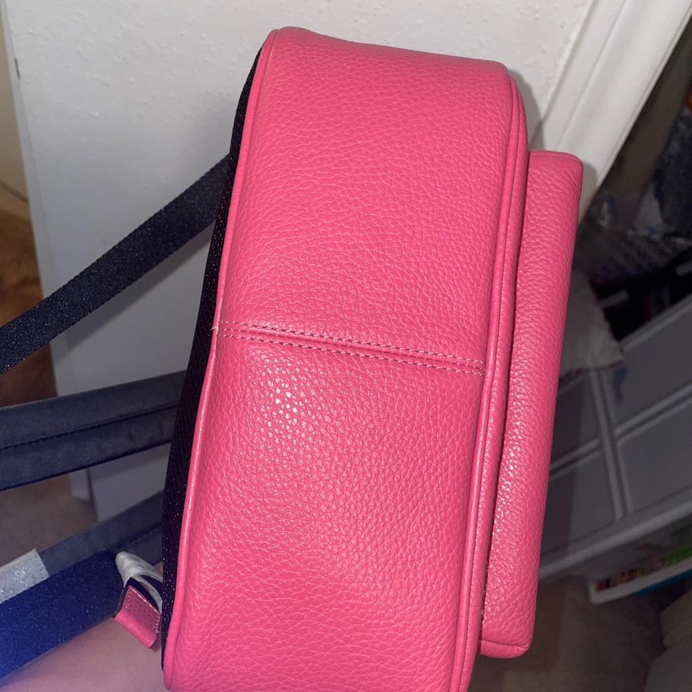 Coach Pink Leather Backpack - Picture 7 of 8